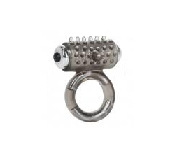 Apollo 7 Fuction Premium Enhancer Vibrating Cockring Smoke 1.5 Inch Diameter
