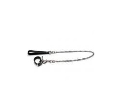 Buckling Cockring and Chain Leash Set