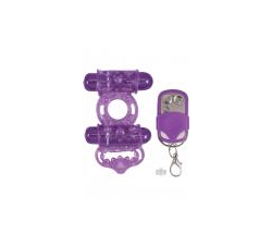 Macho Remote Control Cockring Purple