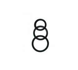 Super Silicone Cockrings - Black 