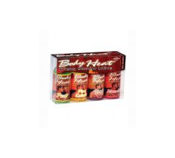  Body Heat Warming Massage Lotion Sampler Pack 4 Asst. 1 oz  