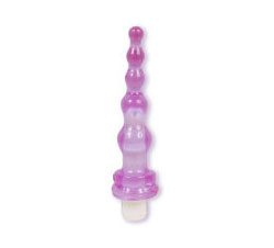 Spectragels Anal Toys Beaded Anal Vibrator Waterproof 6.7 Inch Purple