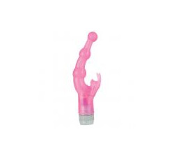   NESTLIN BUNNY MULTISPEED VIBRATOR WATERPROOF 5.5 INCH PINK 