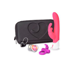  Lovehoney Happy Rabbit Couple's Gift Bundle (4 Piece) 