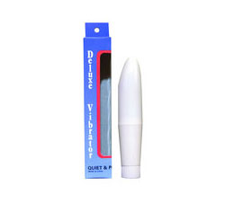 Deluxe Vibrator 4.5 Inch White