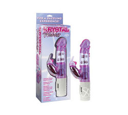 Kyrstal Wabbit Vibrator 10 Inch Purple