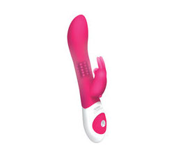 The Beaded Rabbit Rechargeable Silicone G-spot Vibe Waterproof Pink