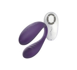 We Vibe Classic App Ready Silicone Couples Vibe Waterproof Purple